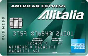 Carta di credito American Express Alitalia Business per uso aziendale