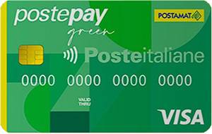 Carta prepagata Postepay Green per uso personale